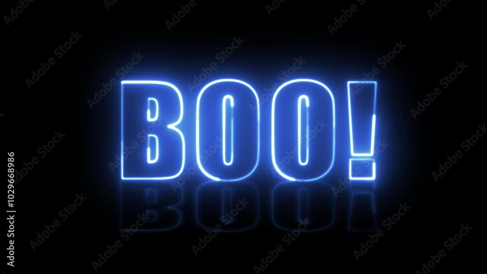 BOO! neon sign. Boo text font with neon light. Luminous and shimmering haze inside the letters of the text Boo. Halloween Concept. Can be used for halloween. BOO! neon sign. Boo text font with neon light. Luminous and shimmering haze inside the letters of the text Boo. Halloween Concept. Can be used for halloween.
