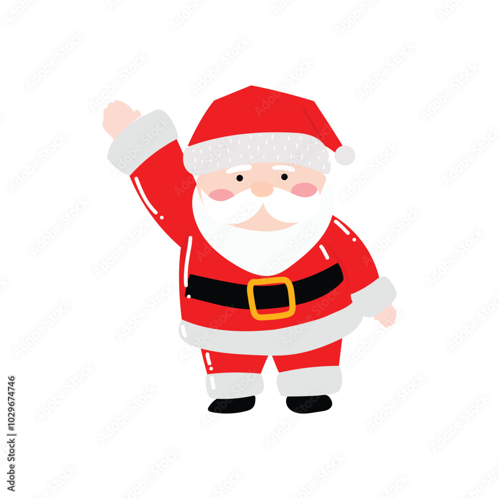popular character santa claus on christmas day celebration with variant different pose popular character santa claus on christmas day celebration with variant different pose