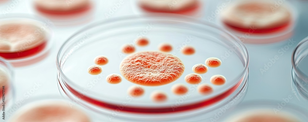Petri dish with bacterial cultures, isolated on white background. Petri dish with bacterial cultures, isolated on white background.