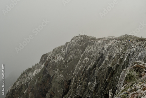 La randonnée de l'acropole des draveurs au Quebec Canada photo