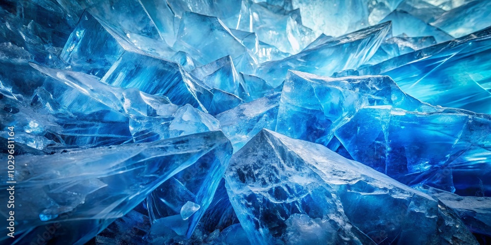 A mosaic of crystalline shapes, a frozen landscape of shattered azure, each shard catching and reflecting the light, an icy tableau of sharp angles and ethereal beauty. A mosaic of crystalline shapes, a frozen landscape of shattered azure, each shard catching and reflecting the light, an icy tableau of sharp angles and ethereal beauty.