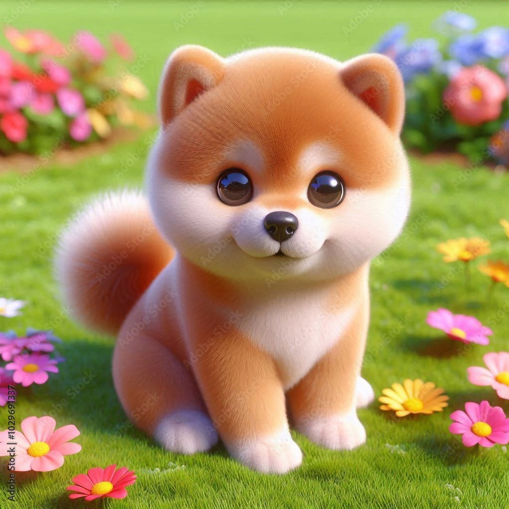 3D Shiba Inu 3D Shiba Inu