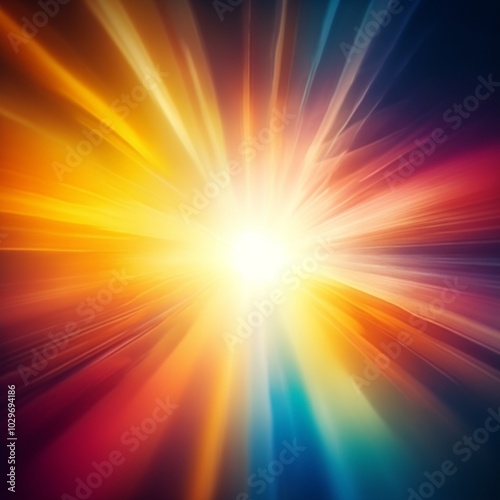 background with rays