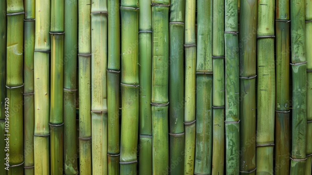 Close-Up of Green Bamboo Close-Up of Green Bamboo