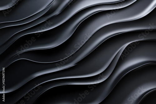 Black wavy background with a wavy pattern.