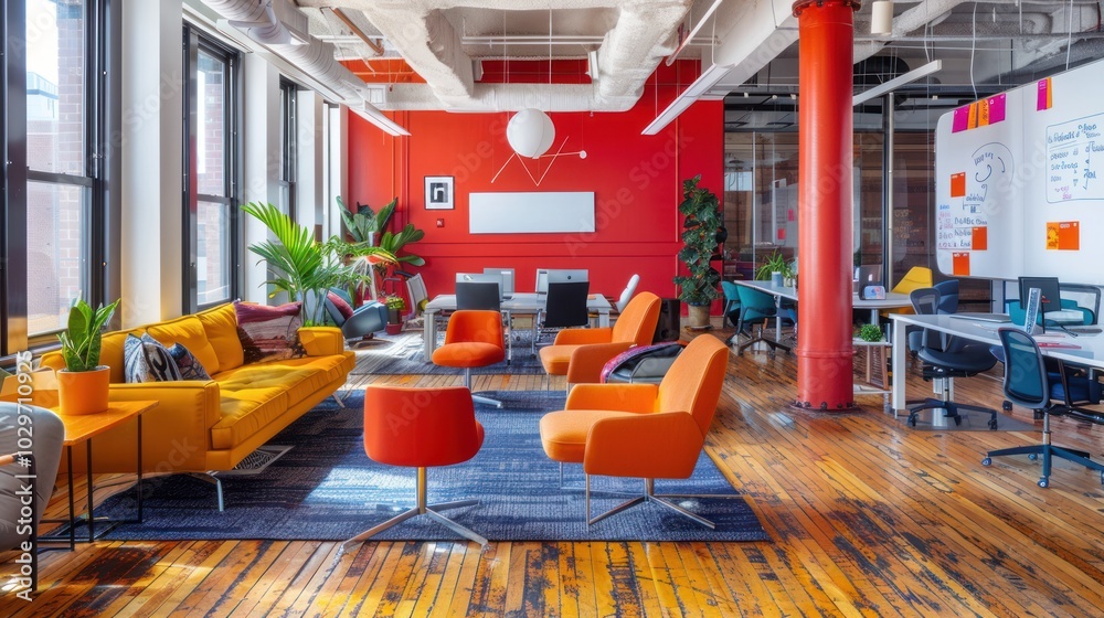 Naklejka premium Modern Office Interior Design