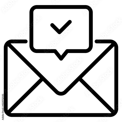 email with checkmark icon