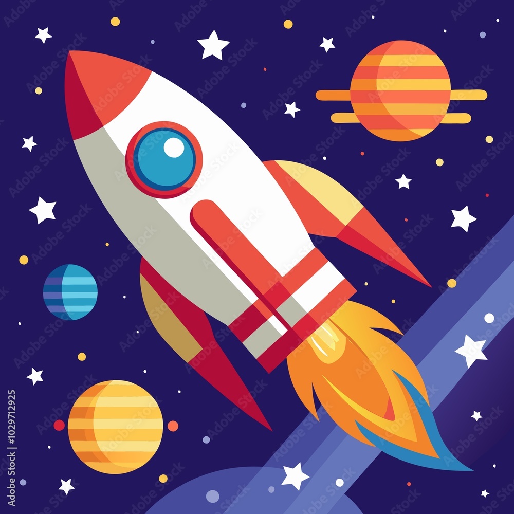 rocket in space rocket in space
