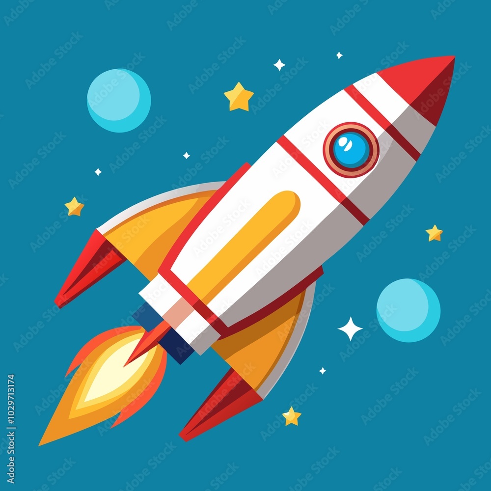 rocket in space rocket in space