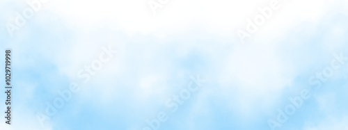 Smoke Texture overlays on transparent background. Misty effect, text or space, Design element,  Abstract Light Blue texture. Png image.