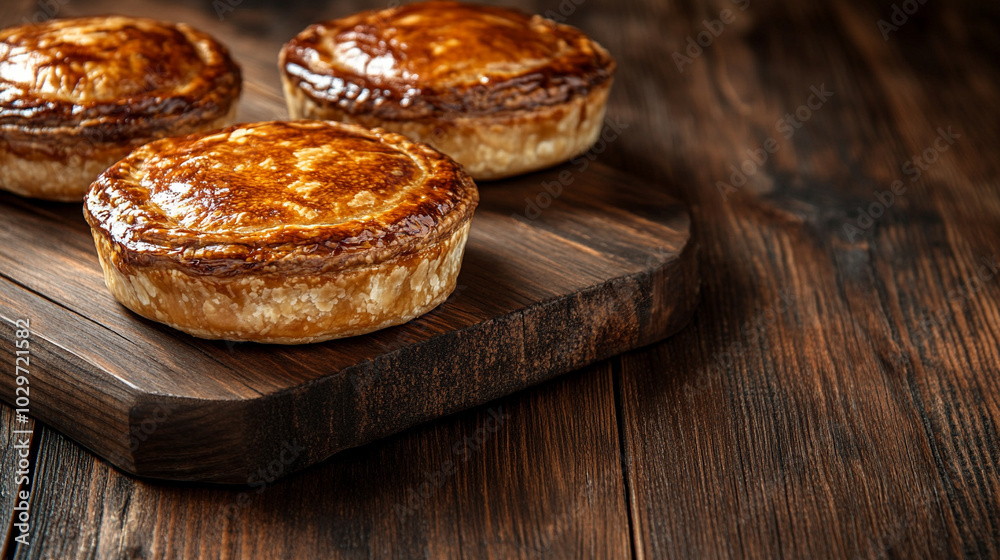 freshly baked pies, arranged neatly with ample space for text. The image symbolizes comfort, nostalgia, and simplicity, offering a cozy backdrop for autumn or festive messages freshly baked pies, arranged neatly with ample space for text. The image symbolizes comfort, nostalgia, and simplicity, offering a cozy backdrop for autumn or festive messages