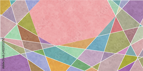 カラフル　パステル　和紙　模様　背景	