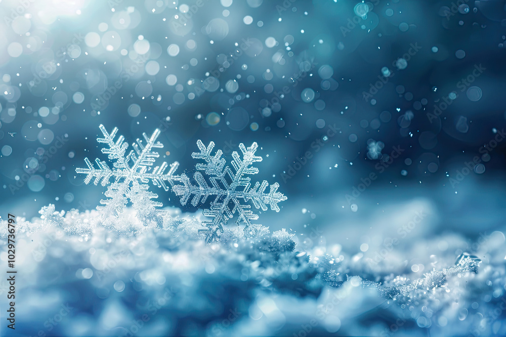 snowflake macro background, winter snow cold season landscape. snowflake macro background, winter snow cold season landscape.