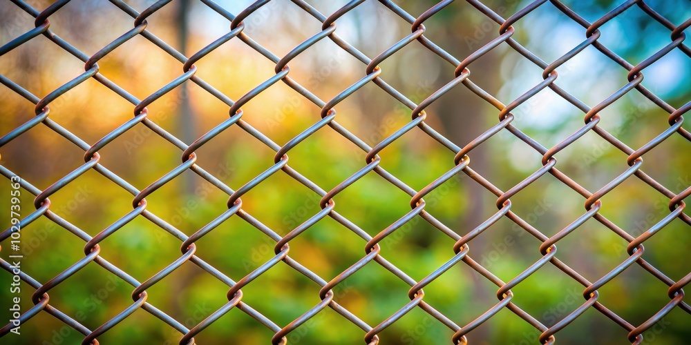 Abstract steel chain link fence wire mesh pattern for background design, metal, texture, fence, wire, mesh, grid