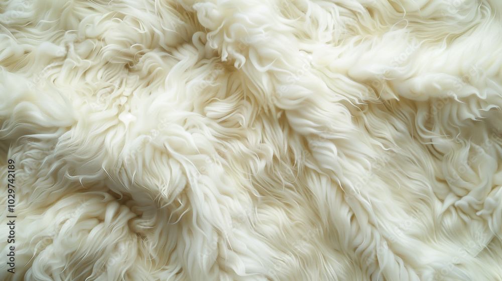 Soft Fluffy White Faux Fur Texture Background Soft Fluffy White Faux Fur Texture Background