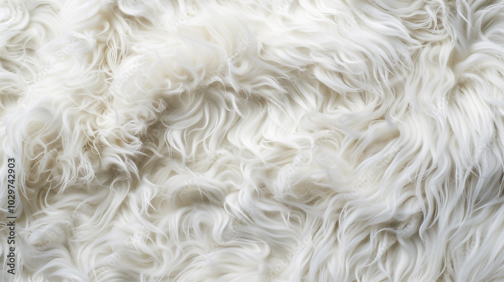 Soft Fluffy White Faux Fur Texture Background Soft Fluffy White Faux Fur Texture Background
