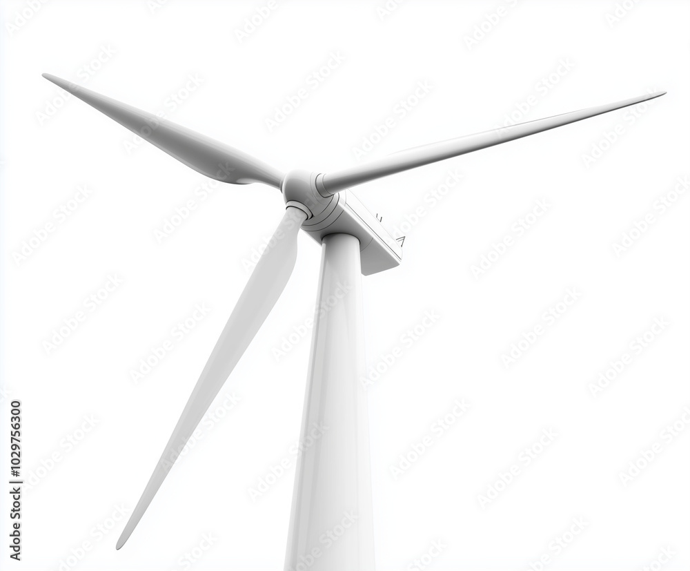 wind turbine isolated on white wind turbine isolated on white