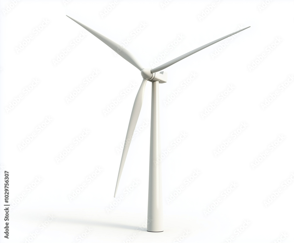 wind turbine isolated on white wind turbine isolated on white