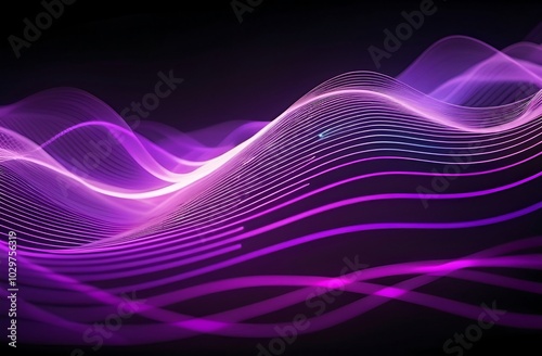 Fluorescent flowing light waves