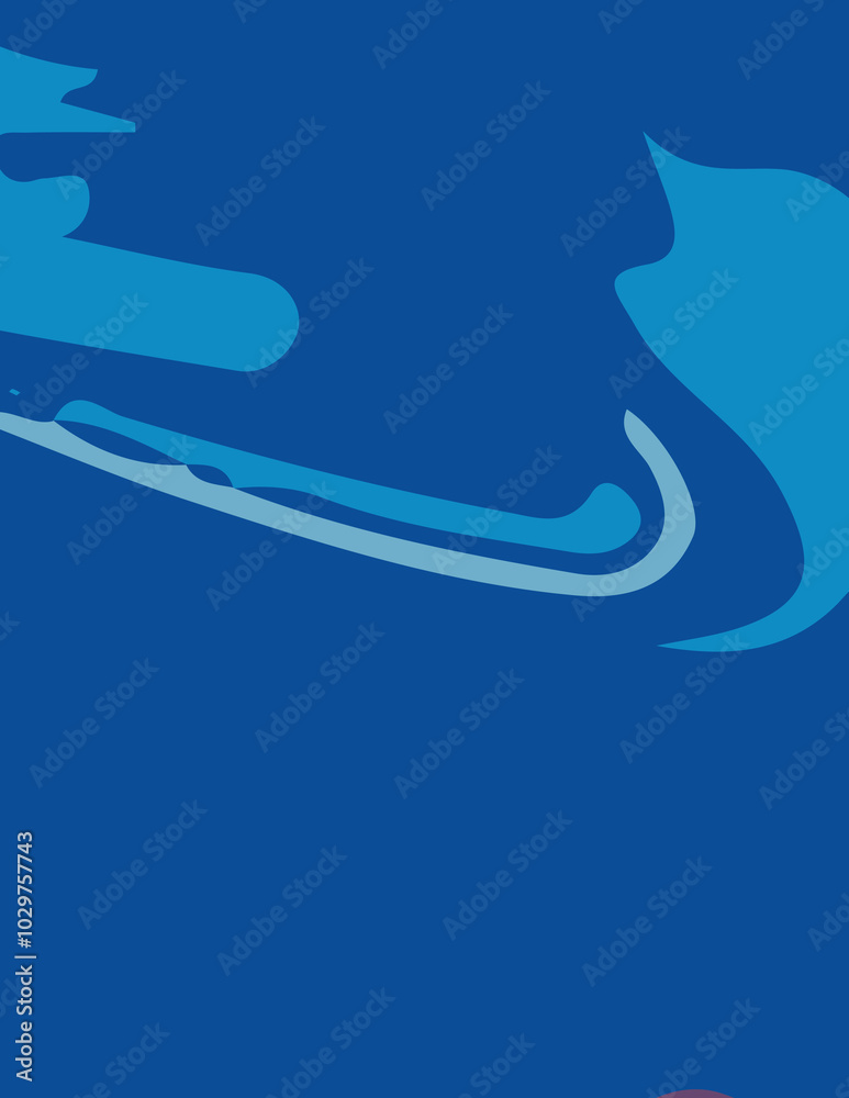 Obraz premium abstract background with untidy waves Illustration