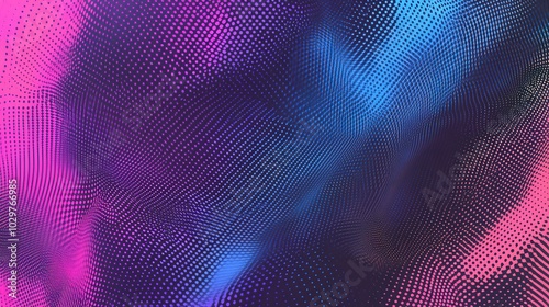 Wallpaper Mural Colorful Abstract Background with Dots and Waves Torontodigital.ca