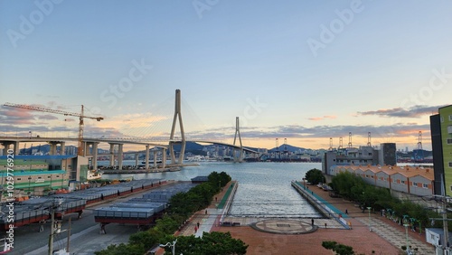 bridge over the river