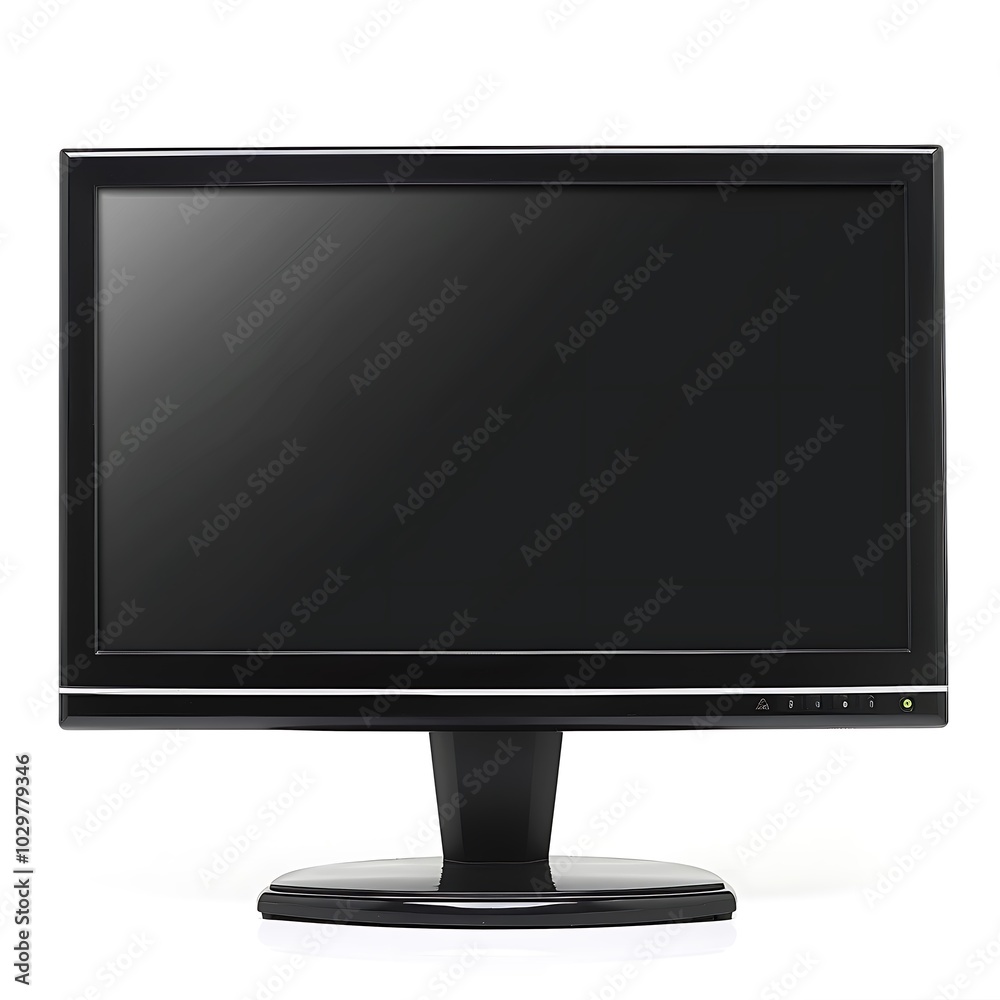 Monitor isolated on white background. 3D rendering. Monitor isolated on white background. 3D rendering.