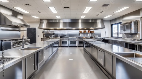 Stainless Steel Kitchen Interior