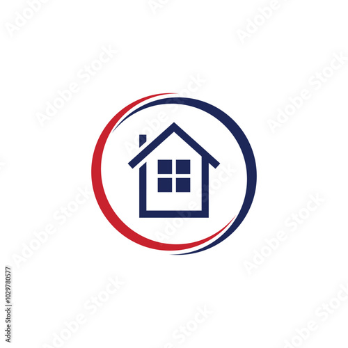 House icon Vector simple flat logo