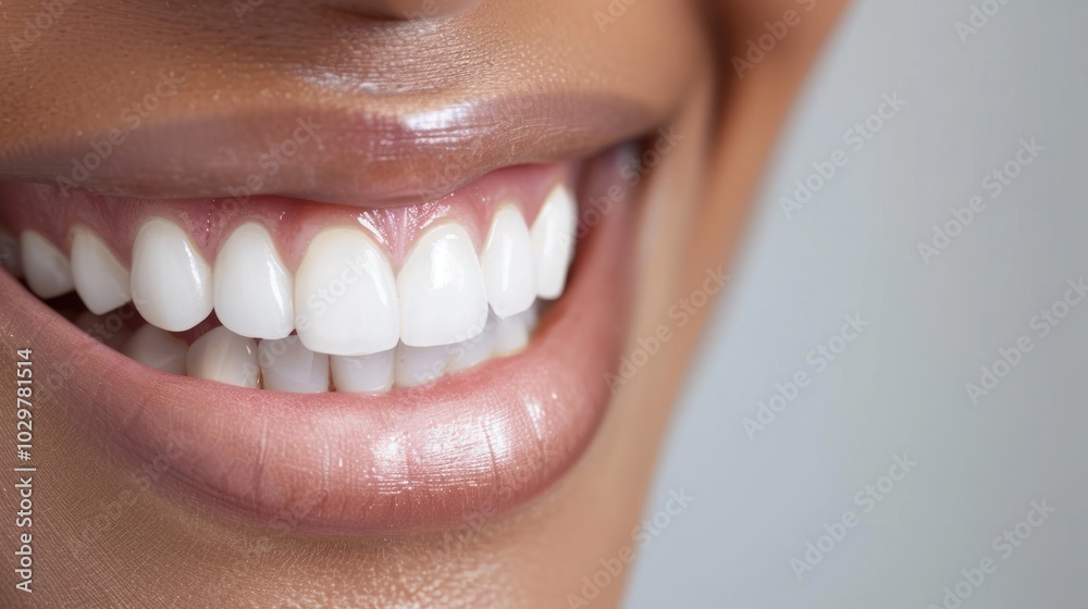 Obraz premium Closeup of a Bright Smile