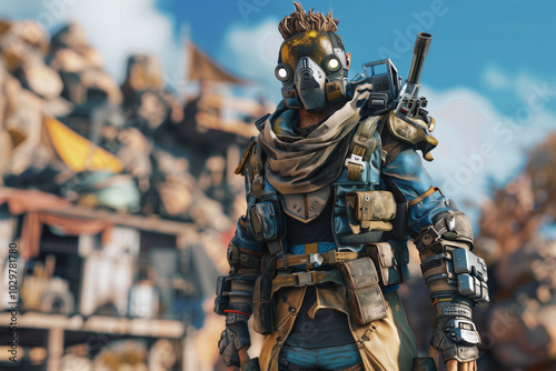 3d open world game character