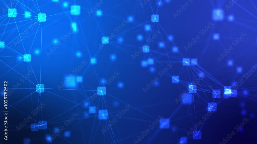 futuristic networking connection information technology background animation futuristic networking connection information technology background animation