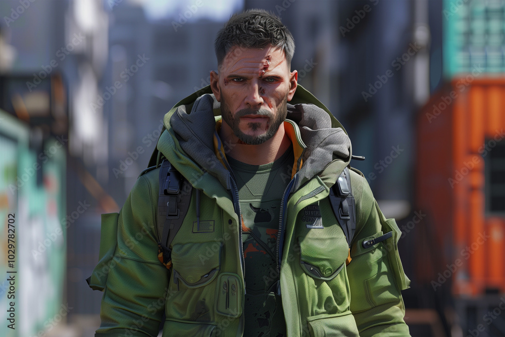 3d open world game character 3d open world game character