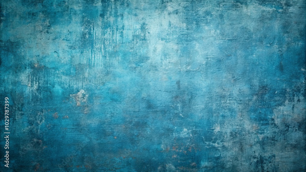 Fototapeta premium Abstract Teal Textured Background with Subtle Variations and Distressed Effects
