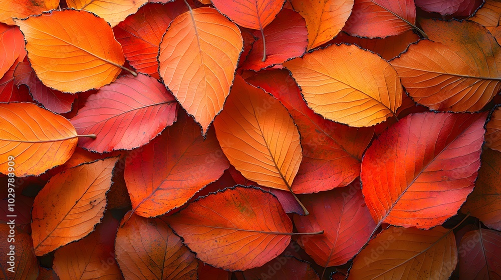 Freshly Fallen Autumn Leaves in Vibrant Colors Freshly Fallen Autumn Leaves in Vibrant Colors
