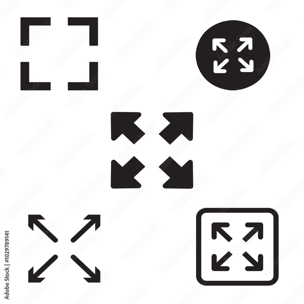 Fototapeta premium Full Screen vector design symbol