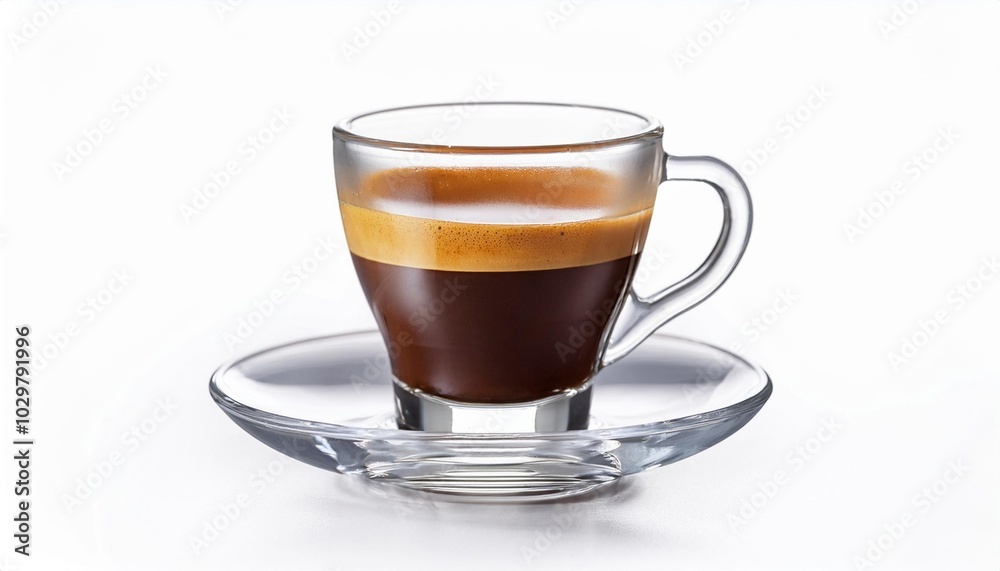 Espresso on white background isolated. Beverage. Drink. Espresso on white background isolated. Beverage. Drink.