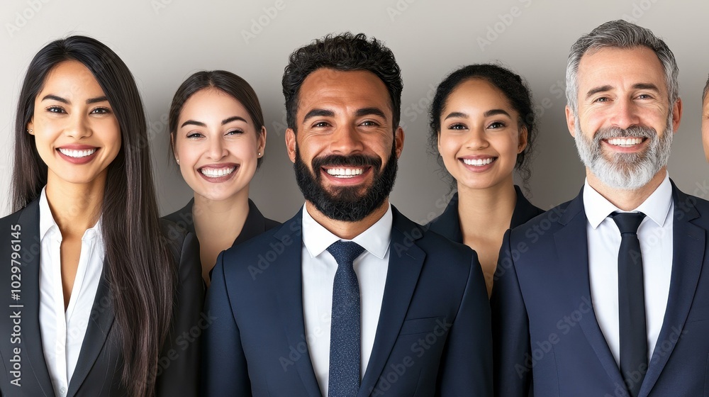 Embrace success with confident professionals smiling in a sleek, modern workspace. Leadership thrives in a positive environment. Embrace success with confident professionals smiling in a sleek, modern workspace. Leadership thrives in a positive environment.
