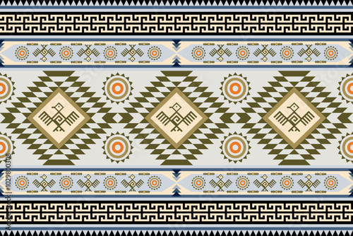 Tribal Navajo and Native pattern american tribal Southwest Aztec ornament pattern Navajo Aztec ethnic textile texture tribal aztec pattern navajo Native mexican fabric seamless vector for textile,deco