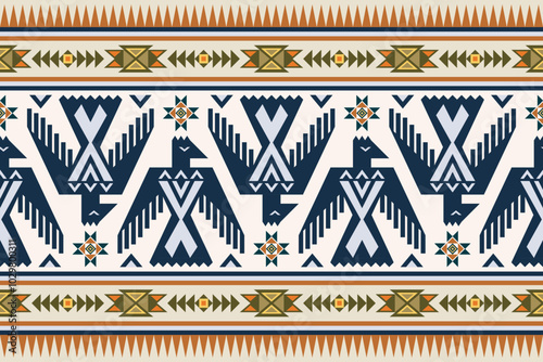 Tribal Navajo and Native pattern american tribal Southwest Aztec ornament pattern Navajo Aztec ethnic textile texture tribal aztec pattern navajo Native mexican fabric seamless vector for textile,deco
