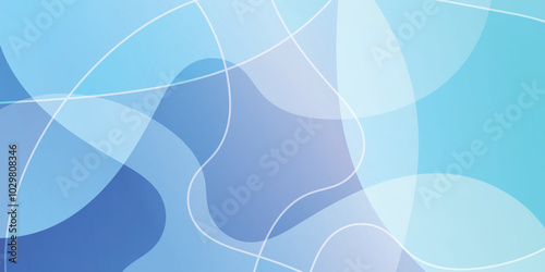 青　幾何学　テクノロジー　模様　背景	