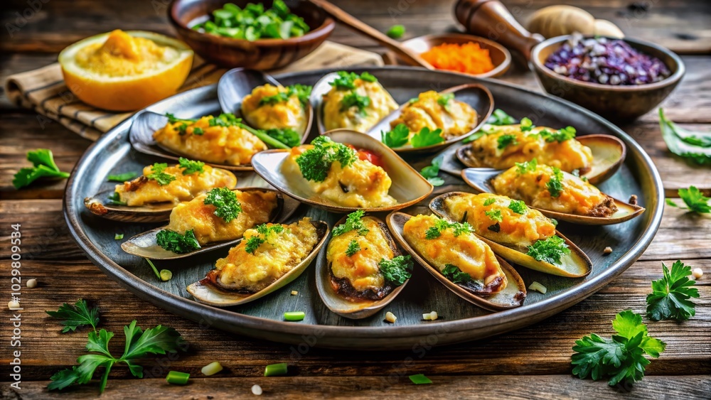 Delicious Baked Mussels with Cheese - A Gourmet Seafood Delight for Food Lovers Delicious Baked Mussels with Cheese - A Gourmet Seafood Delight for Food Lovers