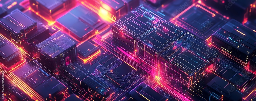 Obraz premium Creating adaptable and scalable microservices to build modern software solutions, ensuring flexibility and innovation in contemporary software development practices