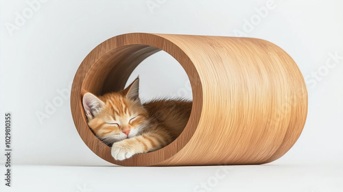 Ginger Kitten's Peaceful Sl...