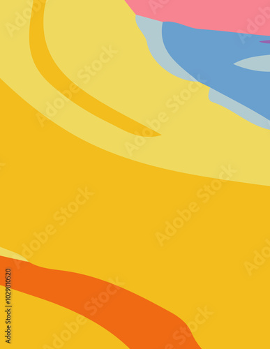 abstract background with untidy waves Illustration