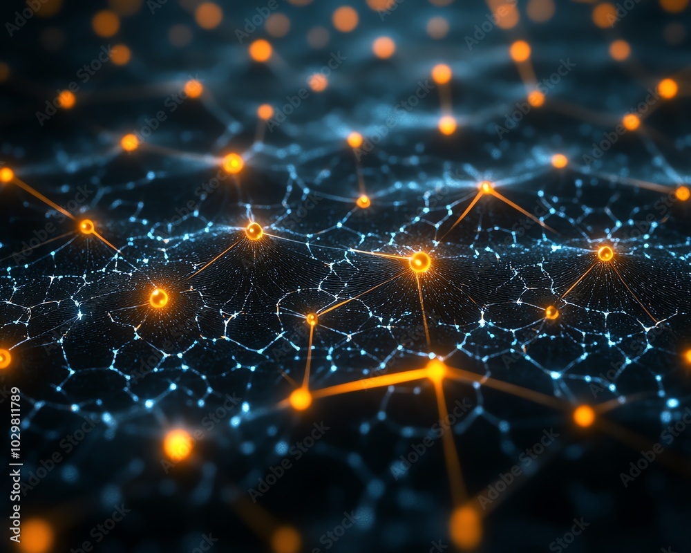 Obraz premium A detailed perspective of graphene, with a oneatomthick layer of carbon atoms arranged in a hexagonal structure, showcasing its innovative applications in electronics