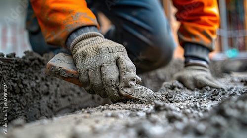 The Artistry of Crafting with Concrete on a Construction Site