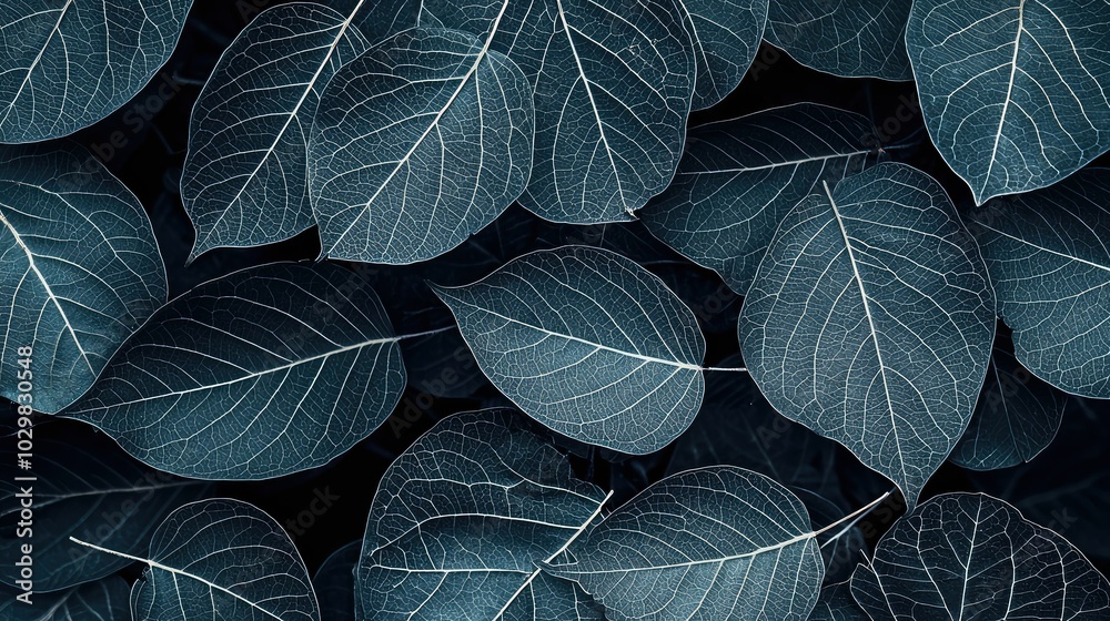 Decorative Arrangement of Skeletal Leaves