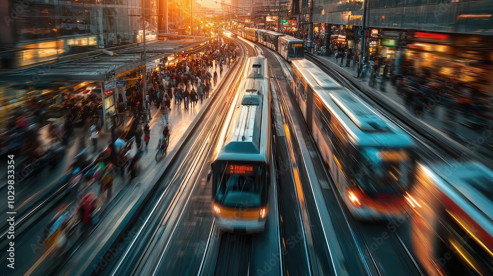 Busy Commuters in a Dynamic City Environment Busy Commuters in a Dynamic City Environment