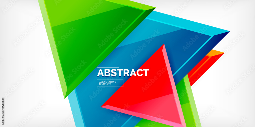 Abstract background - glossy triangles. Vector Illustration For Wallpaper, Banner, Background, Card, Book Illustration, landing page Abstract background - glossy triangles. Vector Illustration For Wallpaper, Banner, Background, Card, Book Illustration, landing page